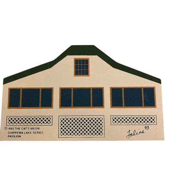 The Cat’s Meow 1993 Chippewa Lake Series Lot of 4 –Artist signature: Faline ’93 - Picture 3 of 9